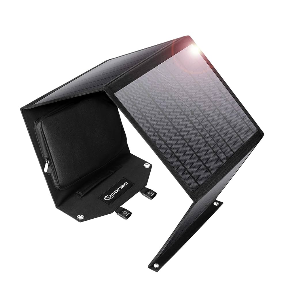 Amazon.co.jp: Moongo ソーラーチャージャー 100W ソーラー